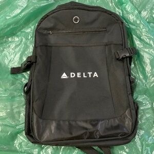 Official Delta Airlines Backpack Black Collectable Rare